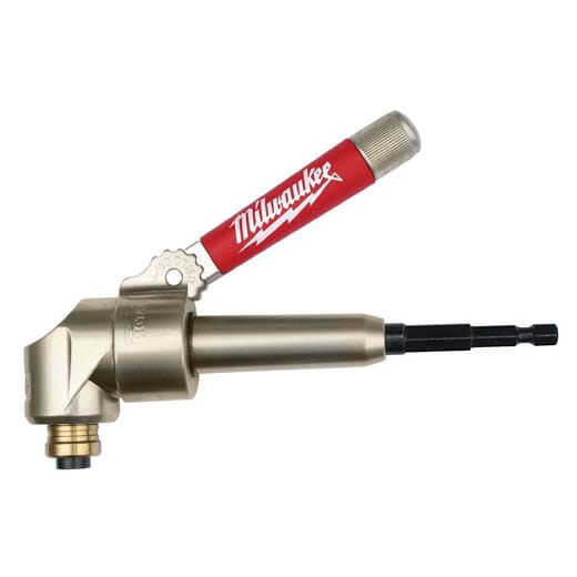 Milwaukee® 49-22-8510 Compact Heavy Duty Right Angle Attachment Kit, For Use With Right Angle Grinder, 90 deg Offset, 1/4 in Dia Shank, 235 in-lb Torque